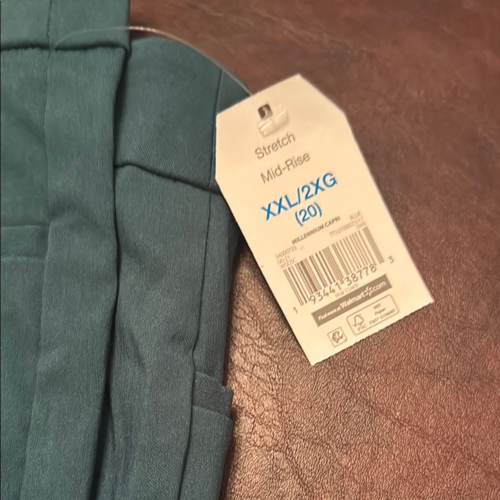 NWT Teal Capris - XXL - Picture 3 of 7